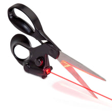 Load image into Gallery viewer, Loskii HT-220 Sewing Laser Guided Scissors Fast Laser Guided for Home Crafts Wrapping Cuts Straight