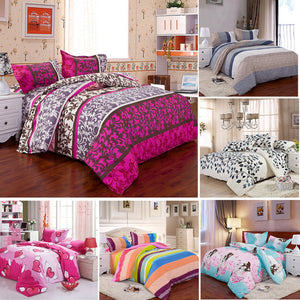 3 Or 4pcs Cotton Blend Mix Patterns Paint Printing Bedding Sets Twin Full Queen Size