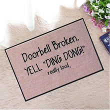 Load image into Gallery viewer, Kitchen Toilet Hilariously Welcome Doormat Rubber Floor Mats Non Slip Rug Carpet