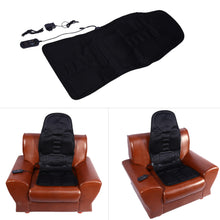 Load image into Gallery viewer, Electric Back Neck Massage Chair Seat Auto Car Home Office Full-Body Lumbar Massage Chair Relaxation Anti Stress Pad Seat Heat