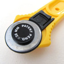 Load image into Gallery viewer, Leather Craft Tools Circular Cut Yellow Rotary Blade Cutter Patchwork Fabric Leather Craft Sewing To