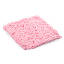 Load image into Gallery viewer, Warm Winter Luxury Handmade Crocheted Bed Knitted Sofa Cover Blankets 5 Colors Thick Thread