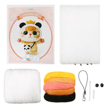 Load image into Gallery viewer, DIY Cat Doll Wool Felt Craft Non Finished Poked Set Handcraft Kit Material Bag