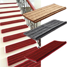 Load image into Gallery viewer, Non Slip Tread Carpet Mats Step Staircase Non Slip Mat Protection Cover Pad