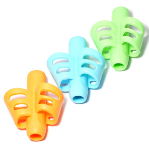 3PCS Silica Gel Pen Grips Baby Kids Child Learning Toy Writing Posture Tools Hold Pen Correction Stationery Set Education Gift