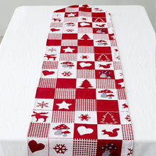 Load image into Gallery viewer, Christmas Cotton Linen Tablecloth Dining Room Table Runners Wedding Party Decor