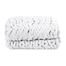 Load image into Gallery viewer, Warm Winter Luxury Handmade Crocheted Bed Knitted Sofa Cover Blanket 5 Colors Thick Thread Blanket Knitted Quilt Home Gift