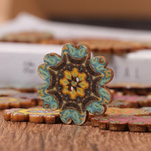 Load image into Gallery viewer, Antique Bohemian Style Buttons Scrapbooking Crafts Handmade Home Decoration Sewing Supplies