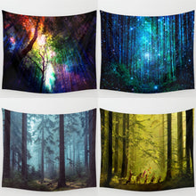 Load image into Gallery viewer, Forest Tree Indian Tapestry Beach Towel Bedspread Blanket Wall Hanging Throw Mat Home Decor