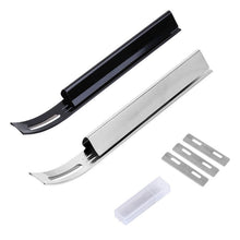 Load image into Gallery viewer, KCASA HT-51 DIY Stainless Steel Blade Leather Craft Tool Leather Skiving Knife Cutting Tool