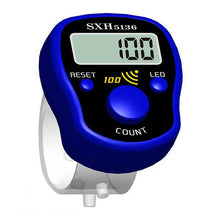 Load image into Gallery viewer, Loskii SXH-5136 Mini Stitch Marker Row Finger Counter LCD Electric Digital Display with LED Light For Sewing Knitting Weave Tool or Buddha Pray