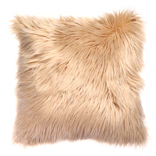 Load image into Gallery viewer, Throw Pillow Cover Cushion Case Faux Fur Fluffy Plush Soft Sofa Solid Home Decor