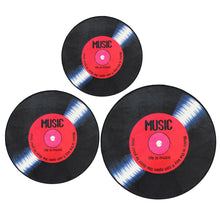 Load image into Gallery viewer, Non-Slip Retro Round Record Coaster Printing Soft Floor Mat Carpet Room Area Rug