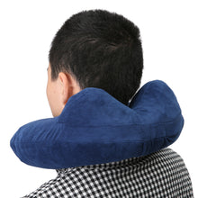 Load image into Gallery viewer, CAMTOA U Shaped Travel Pillow Car Air Flight Inflatable Pillows Neck Support Headrest Cushion Soft Nursing Cushion