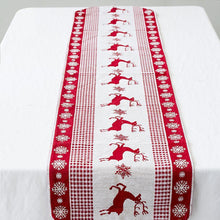Load image into Gallery viewer, Christmas Cotton Linen Tablecloth Dining Room Table Runners Wedding Party Decor