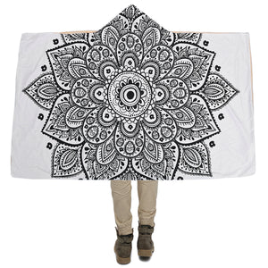 150x200CM Wearable Hooded Blankets Adults Kid Warm Winter Throw Multifunctional Blankets