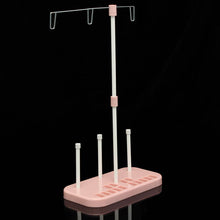 Load image into Gallery viewer, Pink Three Spool Thread Stand Holder Household Sewing Machine Accessories