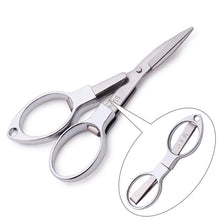 Load image into Gallery viewer, Glasses Shape Tailor Shears Sewing Portable Folding Stainless Steel Scissor For Clothes Sewing