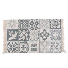 Load image into Gallery viewer, Cotton Fiber Hand-woven Carpet Bedroom Carpet Floor Mat Japanese-style Fabric Machine Washable Living rRoom Coffee Table Mat