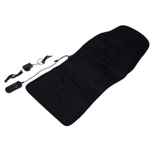 Load image into Gallery viewer, Electric Back Neck Massage Chair Seat Auto Car Home Office Full-Body Lumbar Massage Chair Relaxation Anti Stress Pad Seat Heat