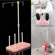 Load image into Gallery viewer, Pink Three Spool Thread Stand Holder Household Sewing Machine Accessories