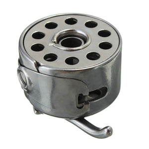 Stainless Steel Sewing Machine Accessories 5 Bobbins 1 Bobbin Case For Brother Toyata Singer