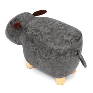 Animal Shape Chair Footstools Padded Cushion Pillow Footrests Rest Seat