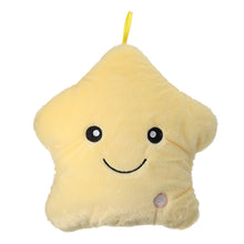 Load image into Gallery viewer, LED Light Star Stuffed Plush Cushion Sofa Pillow Glow Kid Toy Gift Home Decor UK