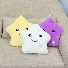 Load image into Gallery viewer, LED Light Star Stuffed Plush Cushion Sofa Pillow Glow Kid Toy Gift Home Decor UK