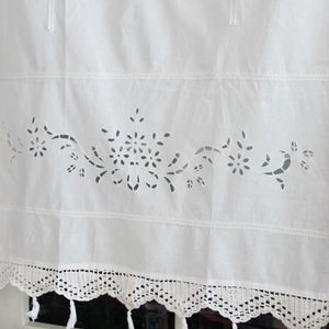 70x150cm Living Room Curtains Hand Crochet Cotton Window Curtains Panel Drape Country 