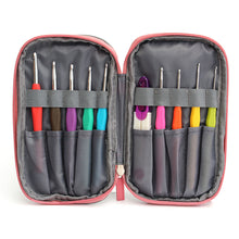 Load image into Gallery viewer, Crochet Needle Hooks Set Organiser Case AccBearded Needle Suit With 45 Piece Attach One Storage Bag 