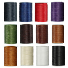 Load image into Gallery viewer, Waxed Thread 0.8mm 78m Polyester Cord Sewing Kit Stitching Leather Craft Bracelet