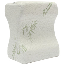 Load image into Gallery viewer, Soft Memory Foam Leg Knee Pillow White Bamboo Fiber Cover Back Aches Night Bed Pillow