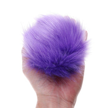 Load image into Gallery viewer, 10Pcs/Set 12CM/4.72 Inch Faux Fox Fur Fluff Balls for Knitted Hat Accessories Key Chain Scarf DIY Pendant Accessories
