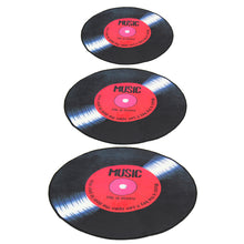 Load image into Gallery viewer, Non-Slip Retro Round Record Coaster Printing Soft Floor Mat Carpet Room Area Rug