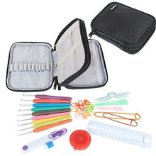 Load image into Gallery viewer, Crochet Needle Hooks Set Organiser Case AccBearded Needle Suit With 45 Piece Attach One Storage Bag 
