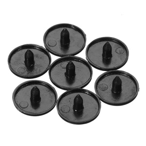 1000PCS T3/T5/T8 Black Resin Fasteners Clip Snap Buttons For Cloth Diaper Craft