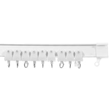 Load image into Gallery viewer, 4.5 Meter Cuttable Bendable Curtains Track Rail for Straight Bay Windows Caravan 