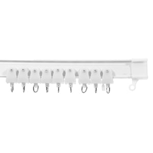 4.5 Meter Cuttable Bendable Curtains Track Rail for Straight Bay Windows Caravan 