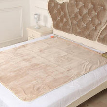 Load image into Gallery viewer, Flannel Electrical Heated Mat Double Control Thermostat Electric Blanket Bedroom Accessory