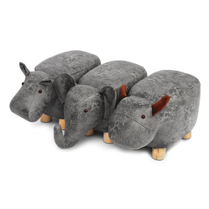 Animal Shape Chair Footstools Padded Cushion Pillow Footrests Rest Seat