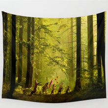Load image into Gallery viewer, Forest Tree Indian Tapestry Beach Towel Bedspread Blanket Wall Hanging Throw Mat Home Decor