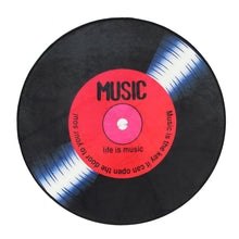 Load image into Gallery viewer, Non-Slip Retro Round Record Coaster Printing Soft Floor Mat Carpet Room Area Rug