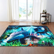 Load image into Gallery viewer, Dolphin Sea World Area Floor Rug Carpet for Bedroom Living Room Home Decoration