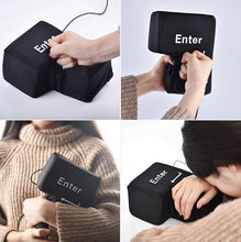 Load image into Gallery viewer, Slow Rebound Funny Big Enter Key Button USB Nap Pillow Stress Release Relief Enter Key Unbreakable