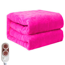 Load image into Gallery viewer, Queen Size Electric Heated Mat With Dual Temperature Timing Controllers Bedroom Heated Blanket