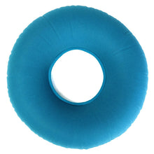 Load image into Gallery viewer, Inflatable Medical Hemorrhoid Rubber Round Seat Cushion Blue PVC Pillow
