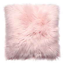 Load image into Gallery viewer, Throw Pillow Cover Cushion Case Faux Fur Fluffy Plush Soft Sofa Solid Home Decor