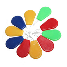 Load image into Gallery viewer, 10Pcs Needle Threader Bow Wire Stitch Insert Plastic Craft Tool