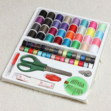 Load image into Gallery viewer, 100pcs Portable Sewing Kit Threader Needle Tape Measure Scissor Thimble Set